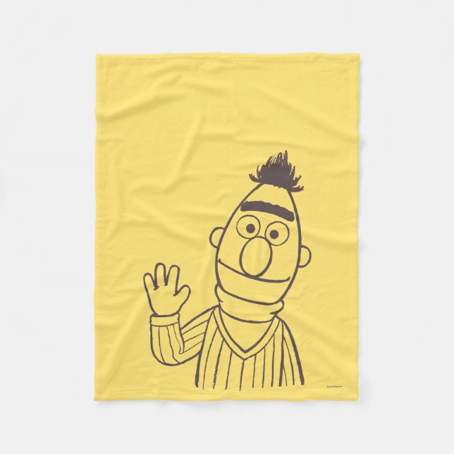 Sesame Street | Bert Fleecefilt (Framsidan)