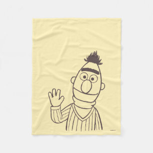 Sesame Street   Bert Fleecefilt