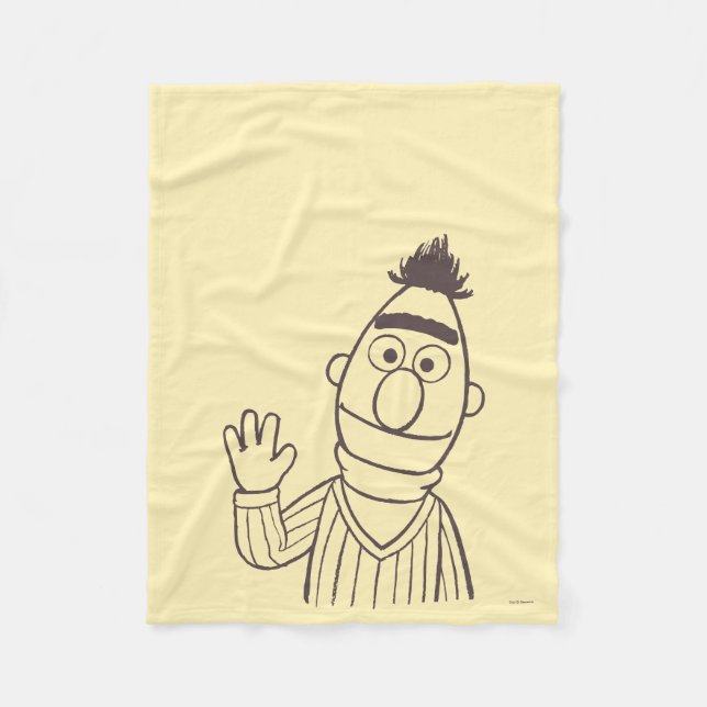 Sesame Street | Bert Fleecefilt (Framsidan)