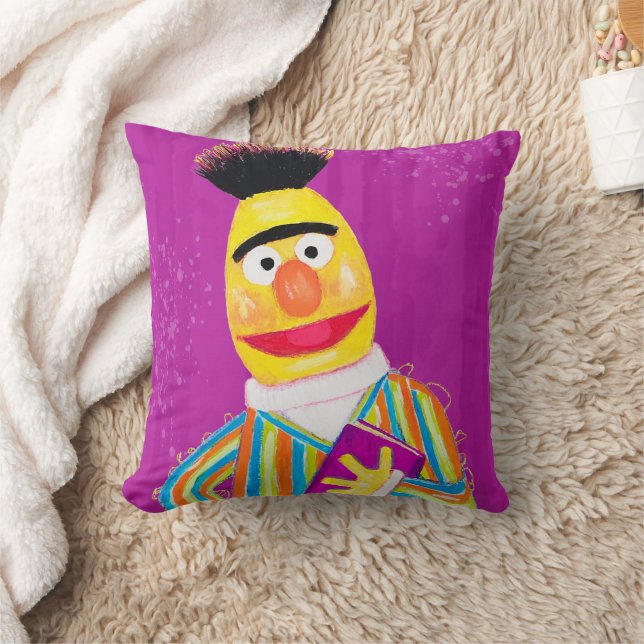 Sesame Street | Bert Holding Bok Kudde (Filt)