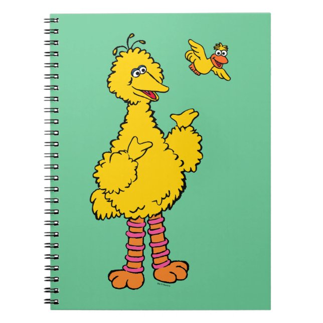 Sesame Street | Big Bird & Little Bird Anteckningsbok (Framsidan)