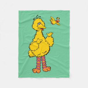 Sesame Street   Big Bird & Little Bird Fleecefilt