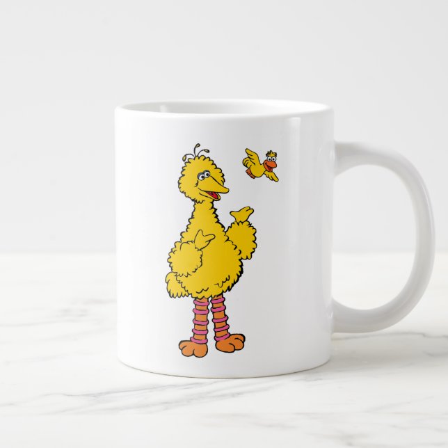Sesame Street | Big Bird & Little Bird Jumbo Mugg (Höger)