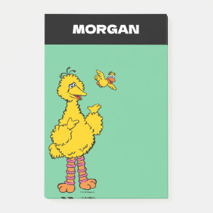 Sesame Street Big Bird & Little Bird Lägg till Post-it Block
