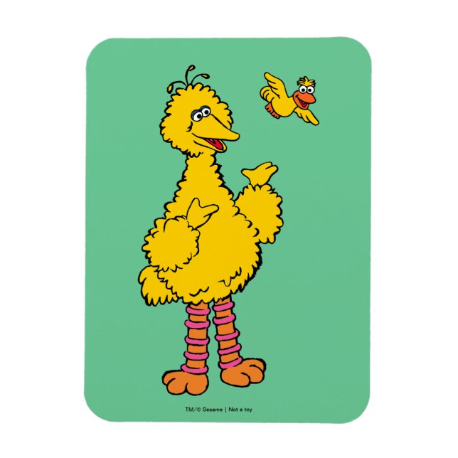 Sesame Street | Big Bird & Little Bird Magnet (Vertikal)