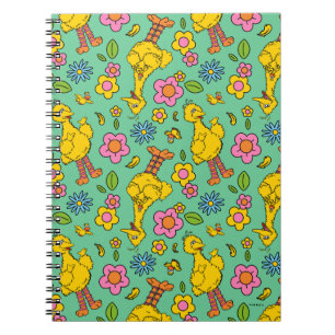 Sesame Street   Big Bird & Little Bird Mönster Anteckningsbok
