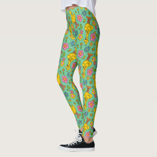 Sesame Street   Big Bird & Little Bird Mönster Leggings