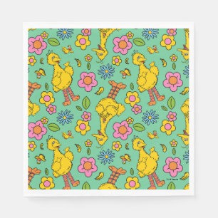 Sesame Street Big Bird & Little Bird Mönster Pappersservett