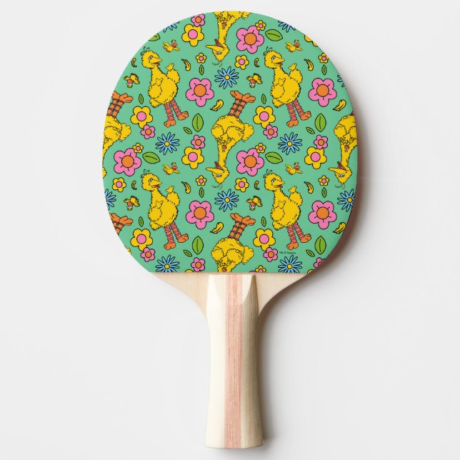 Sesame Street | Big Bird & Little Bird Mönster Pingisracket (Framsidan)