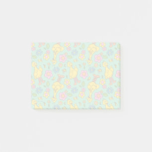 Sesame Street   Big Bird & Little Bird-mönster Post-it Block