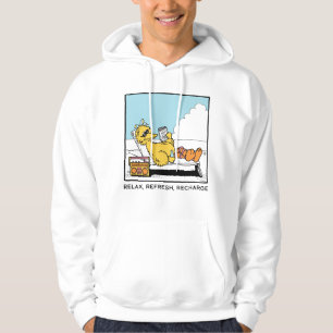 Sesame Street Big Bird - slappna av - Uppdatera Hoodie