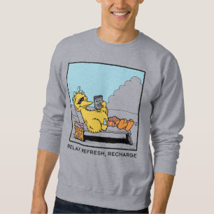 Sesame Street   Big Bird - slappna av - Uppdatera  Lång Ärmad Tröja