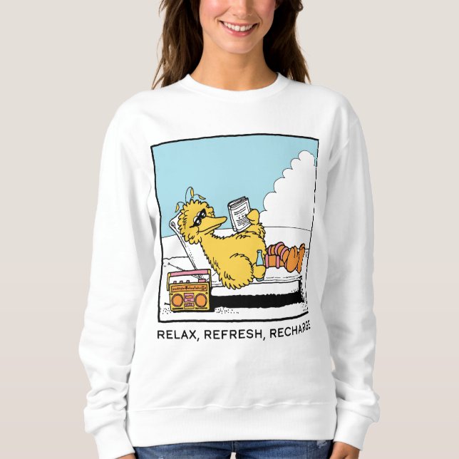 Sesame Street | Big Bird - slappna av - Uppdatera  T Shirt (Framsida)