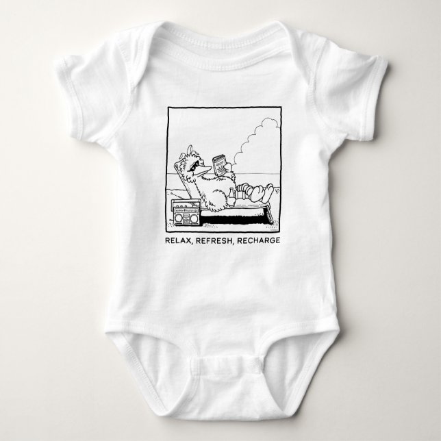 Sesame Street | Big Bird - slappna av - Uppdatera  T Shirt (Framsida)