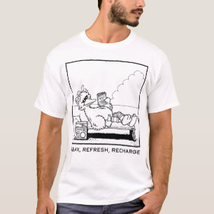 Sesame Street   Big Bird - slappna av - Uppdatera  T Shirt