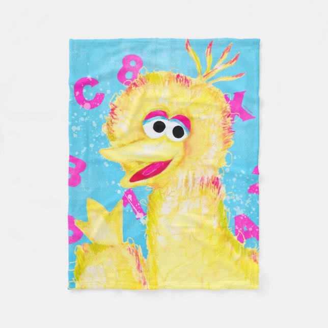 Sesame Street | Big Bird Wave Fleecefilt (Framsidan)