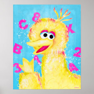 Sesame Street Big Bird Wave Poster