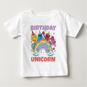 Sesame Street Birthday Unicorn T Shirt