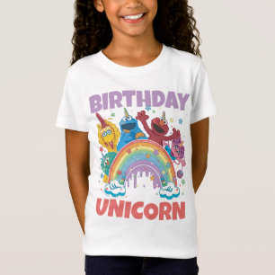 Sesame Street Birthday Unicorn T Shirt