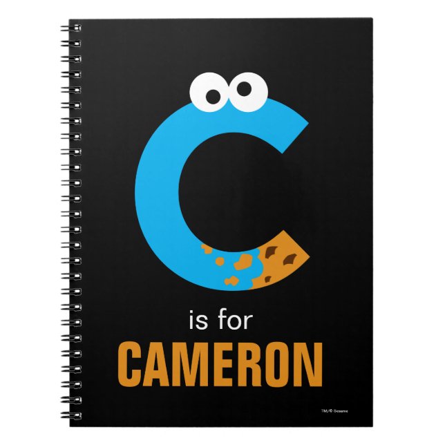 Sesame Street | C är för Cookie Monster Anteckningsbok (Framsidan)