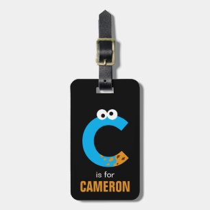Sesame Street   C är för Cookie Monster Bagagebricka