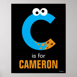 Sesame Street   C är för Cookie Monster Poster