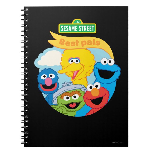 Sesame Street Character Art Anteckningsbok (Framsidan)