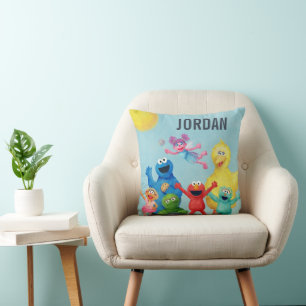 Sesame Street Character Illustration Kudde