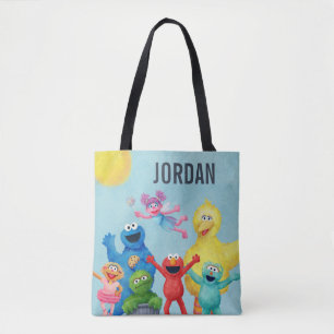 Sesame Street Character Illustration Tygkasse