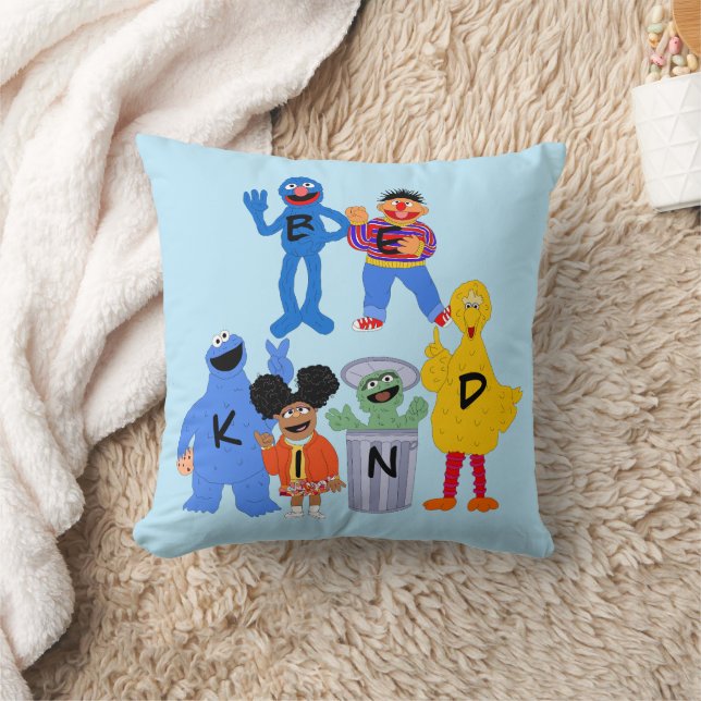 Sesame Street Characters | Blankett - teckenspråk Kudde (Filt)
