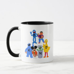 Sesame Street Characters Blankett - teckenspråk Mugg