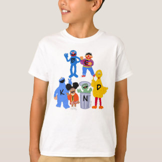 Sesame Street Characters | Blankett - teckenspråk T Shirt