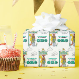 Sesame Street Characters & Street Sign Wrapping Pa Presentpapper