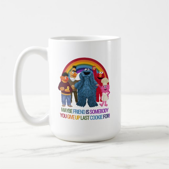 Sesame Street Characters | Vänstercitat Kaffemugg (Vänster)