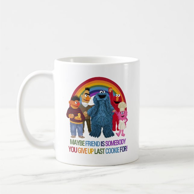 Sesame Street Characters | Vänstercitat Kaffemugg (Vänster)