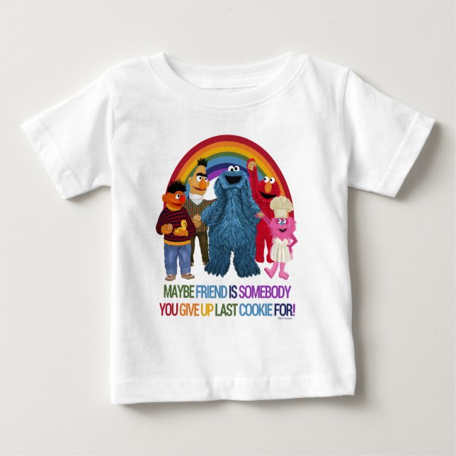 Sesame Street Characters | Vänstercitat T Shirt (Framsida)