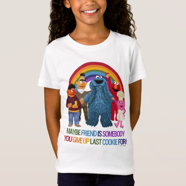 Sesame Street Characters | Vänstercitat T Shirt (Framsida)