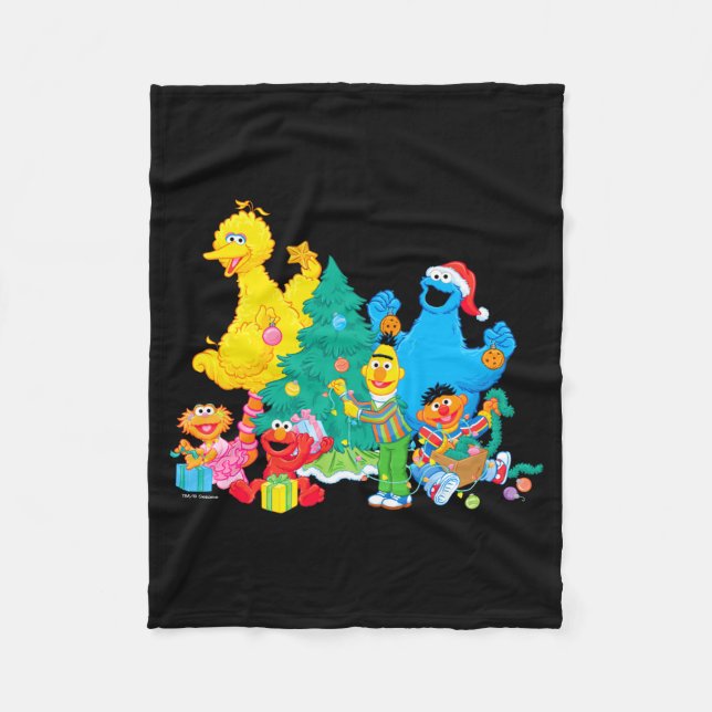 Sesame Street Christmas Pals  Fleecefilt (Framsidan)