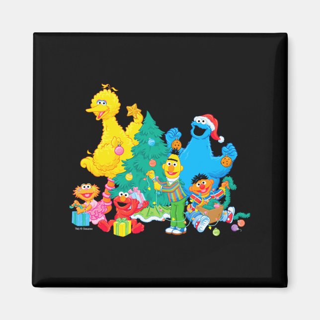 Sesame Street Christmas Pals  Magnet (Framsidan)