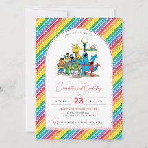 Sesame Street Colorful Rainbow Birthday