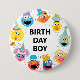 Sesame Street Confetti Birthday Boy Knapp