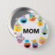 Sesame Street Confetti Birthday Child's Mamma Knapp (Framsida & baksida)