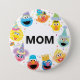 Sesame Street Confetti Birthday Child's Mamma Knapp (Framsida)