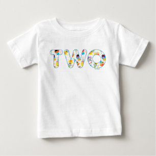 Sesame Street Confetti Mönster andra födelsedag T Shirt