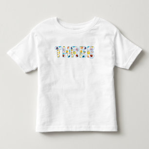 Sesame Street Confetti Mönster, tredje födelsedag T Shirt