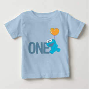 Sesame Street   Cookie Monster 1:a födelsedagen T Shirt