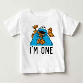 Sesame Street | Cookie Monster 1-års födelsedagsba T Shirt
