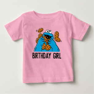 Sesame Street Cookie Monster 1-årsdag T Shirt