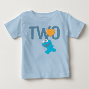Sesame Street Cookie Monster 2:a födelsedagen T Shirt