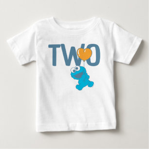 Sesame Street Cookie Monster 2:a födelsedagen T Shirt